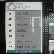 厂家直销供应楼层索引牌科室牌大堂牌灯箱户外标识标牌