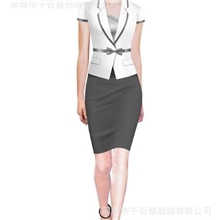 珠宝营业员夏装、导购员夏装、时尚女职业、女时尚春夏套装、