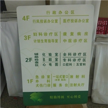 【佳顺标识】厂家生产定制楼层分布图、酒店门牌