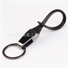 男士汽车钥匙圈高档钥匙扣黑钛钥匙扣合金钥匙扣YX3032