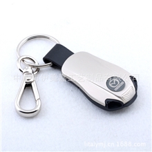 亚克力钥匙扣马自达钥匙扣车标钥匙扣LED车灯YX7016