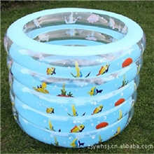 夏乐五层圆形加高婴儿游泳池5层宝宝游泳池充气婴儿泳池充气水池