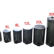 批发不锈钢脚踏垃圾桶桌面迷你酒店垃圾桶3Lbin客户样品下单专用