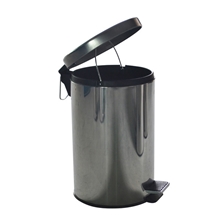 专业生产外贸出口不锈钢脚踏垃圾桶医院垃圾桶船舶垃圾桶20L特大
