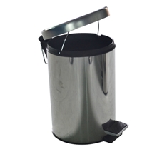 大量供应430不锈钢垃圾桶脚踏式垃圾桶20L垃圾桶大垃圾处理桶