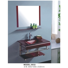 钢化玻璃洗手盆台盆洁具浴室柜洗手盆钢化玻璃厂家杭州萧山