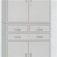 【厂家低价直销】三斗双节文件柜不锈钢柜子