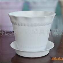 维罗纳品牌白色罗马之风塑料花盆仿真花花盆花草花盆塑料花盆