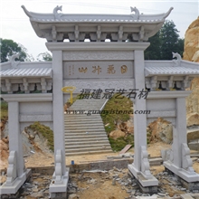 寺庙古建园林山门寺庙香炉石鼎古建工艺精湛价格合理