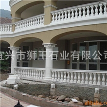 加工定做汉白玉栏杆。雪花白栏杆。青石栏杆