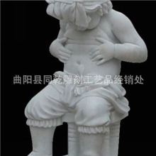 大理石儿童人物雕像