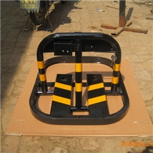 厂家供应优质黑黄小O型车位锁锁芯焊接牢固停车场汽车锁地锁