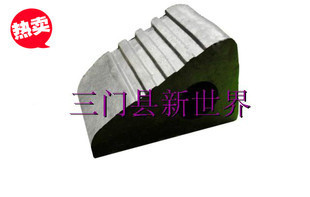 橡胶车轮定位器橡胶止滑器止退器三角木*阻挡器橡胶倒车垫