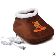 可拆洗充电冬季保暖电热鞋批发按摩保健男女保暖鞋暖脚宝