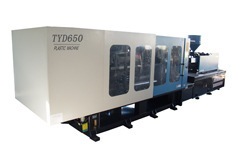 山东淄博讯致销售全新TYD650SV卧式曲肘塑料注塑机