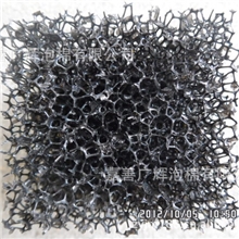 供应10-60ppi阻燃过滤网棉，超级大孔黑色海棉填料