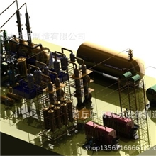 负压多馏段精馏催化系统精馏塔减压精馏塔化工设备