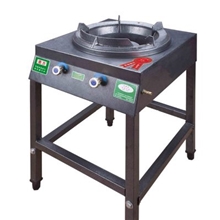 德力牌不粘带架B型旋风炉液化气高压炉商用中压炉高压爆炒炉