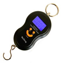 【快消汇】电子秤夜光电子称温度显示快递称挂钩称保修一年