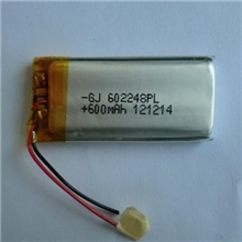 强光手电筒聚合物锂电池602248PL600MAH