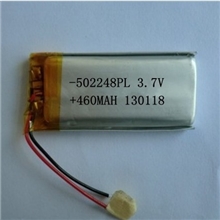 行车记录仪聚合物锂电池502248PL460MAH