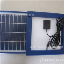 太阳能小组件2瓦，采用塑料边框