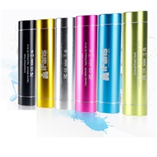 2800毫安移动电源圆柱形便携带时尚通用型圆筒充电宝现货批发