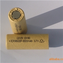 供应ICR18500P-1000mAh高倍率锂电池