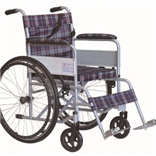 供应手动轮椅车喷涂双翻轮椅