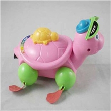 拉线走路戴眼镜乌龟/游水大海龟宝宝玩具好玩小玩意地摊货批发