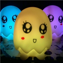 笑脸鸡蛋壳七彩闪光花灯小夜灯创意家居义乌小商品批发厂家直销