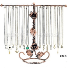 首饰包装/首饰展架/挂件架/项链架/手链架玫瑰铁艺展示架