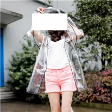 新款成人雨衣/成人透明雨衣/潮人雨衣/环保EVA尺码M/L