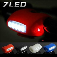 警示灯牛蛙灯自行车前灯山地车尾灯骑行车灯青蛙灯7led骑行装备