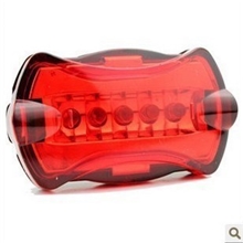 5LED高亮自行车尾灯/自行车灯/安全灯/警示灯/单车配件/骑行装备