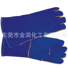全牛皮带衬里焊接手套