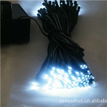 供应LED太阳能灯串LED白色太阳能圣诞灯串60LED太阳能灯串