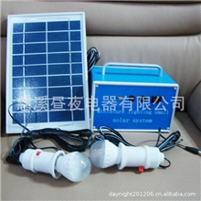 5W板6V4.5AH电池太阳能照明系统便携试应急电源野外照明系统