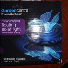 工厂直销太阳能LED蜻蜓蝴碟水漂灯