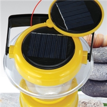 双片板太阳能野营灯9leds