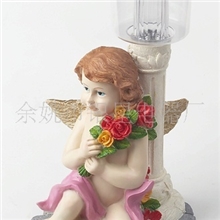 供应LED太阳能树脂灯、天使灯、草坪灯