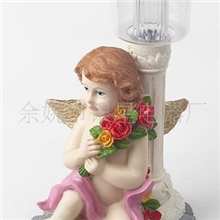 供应太阳能树脂灯、树脂天使灯、庭院灯、草坪灯