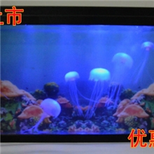 大款水母水族箱火热上市电子水母减压海底世界背景7只水母