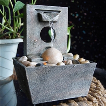 供应室内流水小喷泉家居风水LED灯光加湿效果