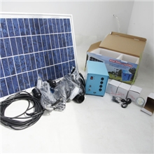 20w太阳能发电系统户用野外带led灯