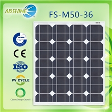 50W高效单晶太阳能板光伏组件电池板光伏组件光伏板厂家