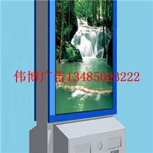青州太阳能广告垃圾箱热销中，智能换画垃圾箱型号