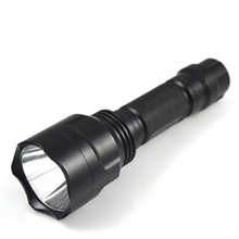 厂价直销C8LED铝合金手电CREEQ5强光手电筒LED电筒批发