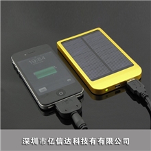 厂家直销应急充/太阳能充电器/多晶硅2600mah充电器