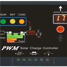 太阳能控制器12V24V10A路灯控制器电池板太阳能板组件控制器